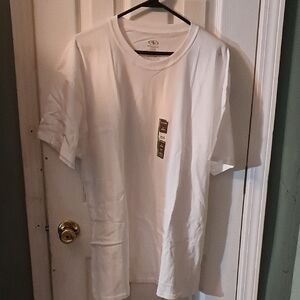 Athletic White Crew Neck T-Shirt